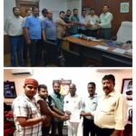 भुगतान लंबित होने से त्रस्त ठेकेदारों ने कटघोरा विधायक व अपर कलेक्टर को सौंपा ज्ञापन