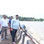 शिवनाथ नदी पहुंचे शिक्षा मंत्री गजेन्द्र यादव, गणेश विसर्जन व्यवस्था और जलस्तर का लिया जायजा