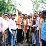 गन्ने का मूल्य 425 रुपये प्रति क्विंटल होने पर किसानों में खुशी, उप मुख्यमंत्री विजय शर्मा को गन्ना भेंटकर किया अभिनंदन